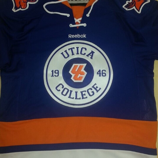 Utica College hockey sweater