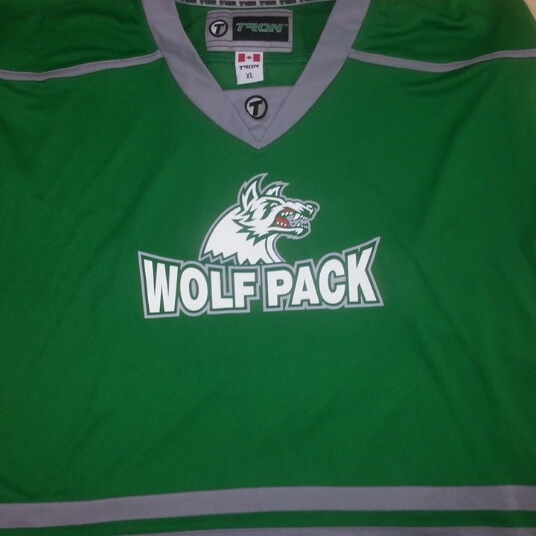 green wolfpack hockey sweater